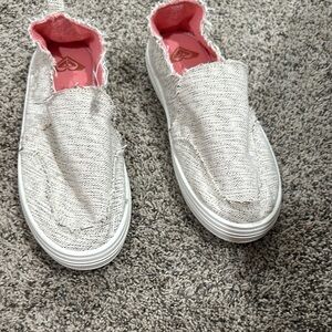Blowfish White Slip-On Kids Shoes
